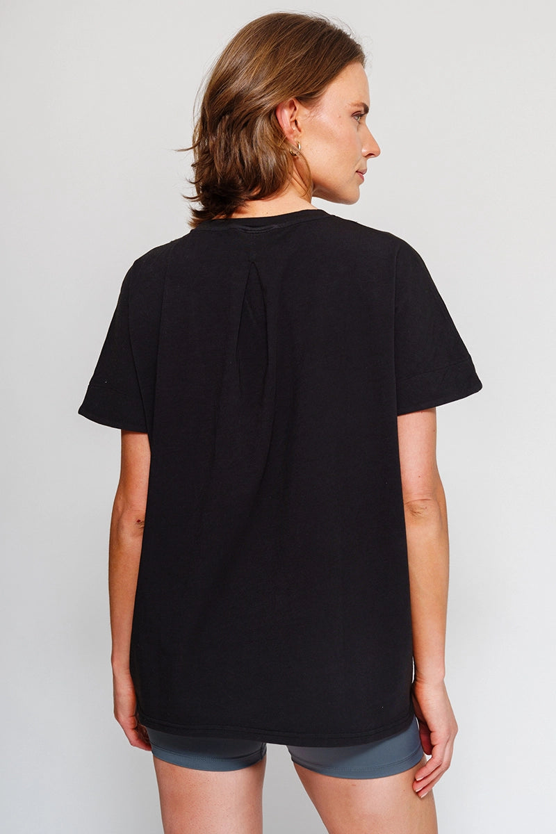 Poleras mujer Negro - Supima Tee-Black | La Forza Athletica