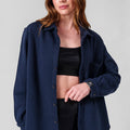 Venice Shacket - Navy
