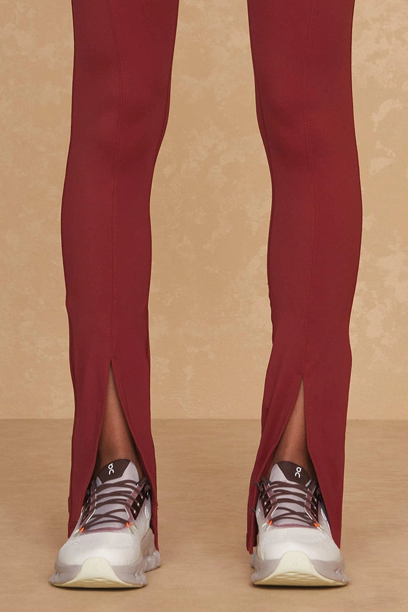 Leggings mujer Merlot - Slit Legging -Merlot | La Forza Athletica