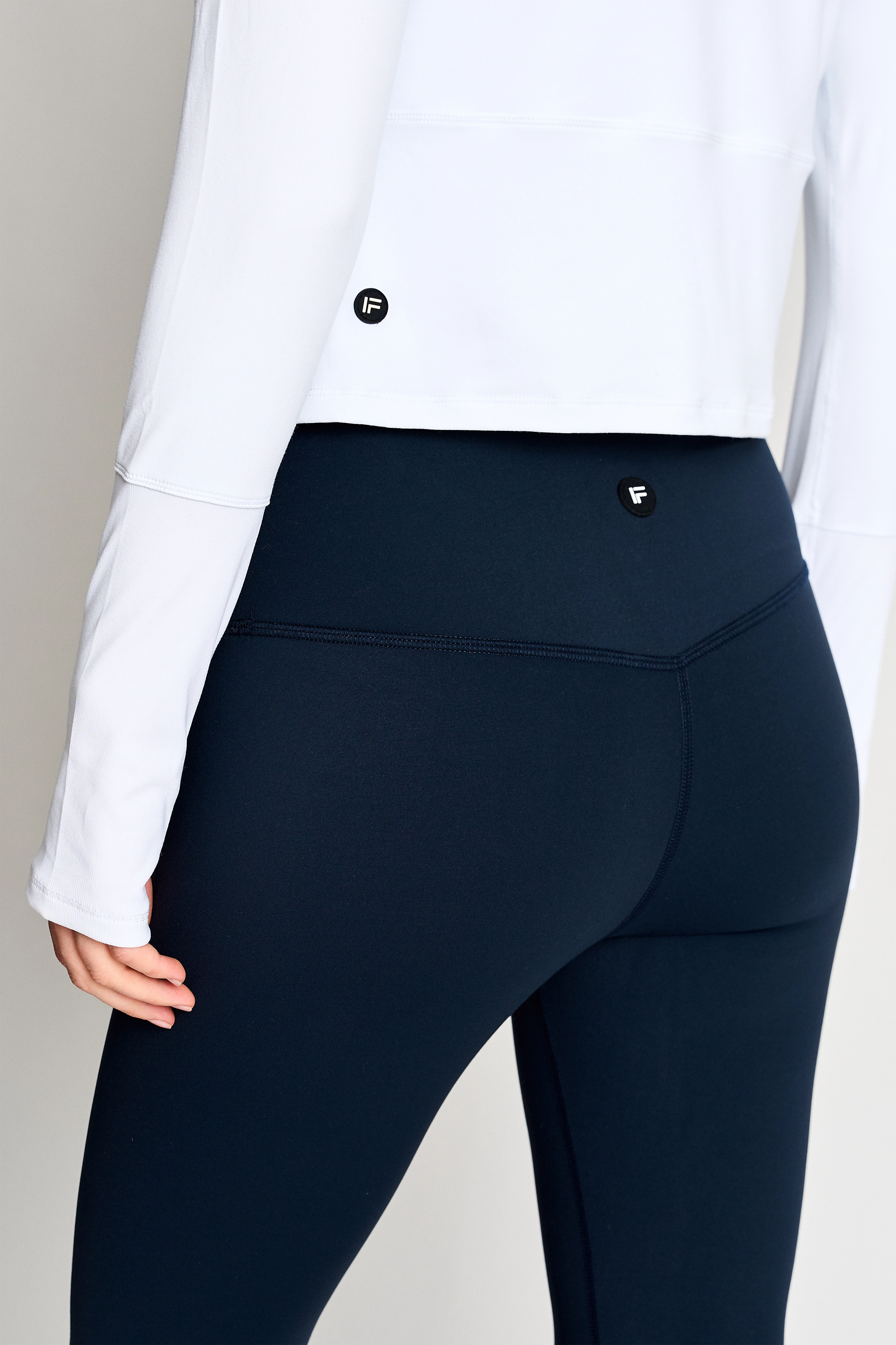 Naked Feel Quarter Zip -White